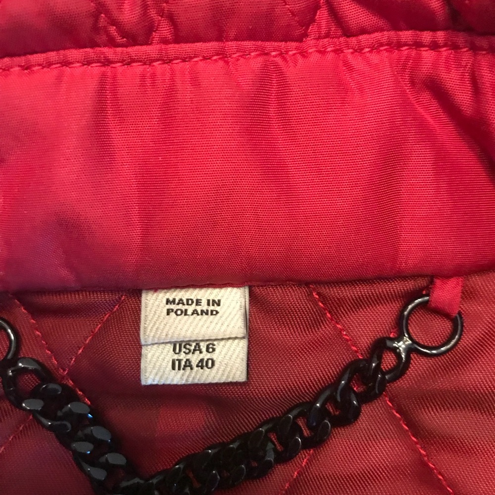 Red crop Burberry jacket - Picture 5 of 8